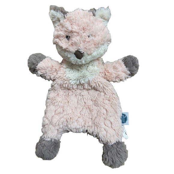 Mary Meyer Other - Mary Meyer Pink Fox Bean Bag Lovey Plush Gray Paws Sewn in Nose Baby